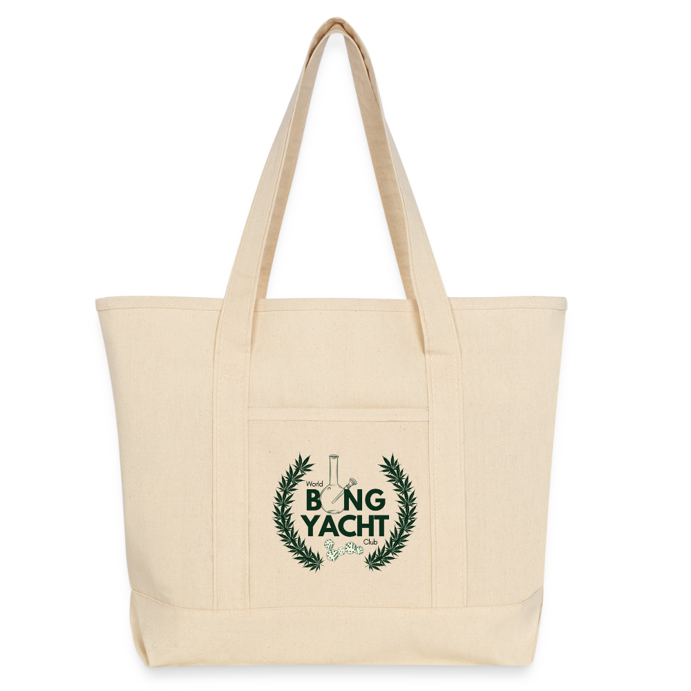 World Bong Yacht Club Deluxe Tote - natural